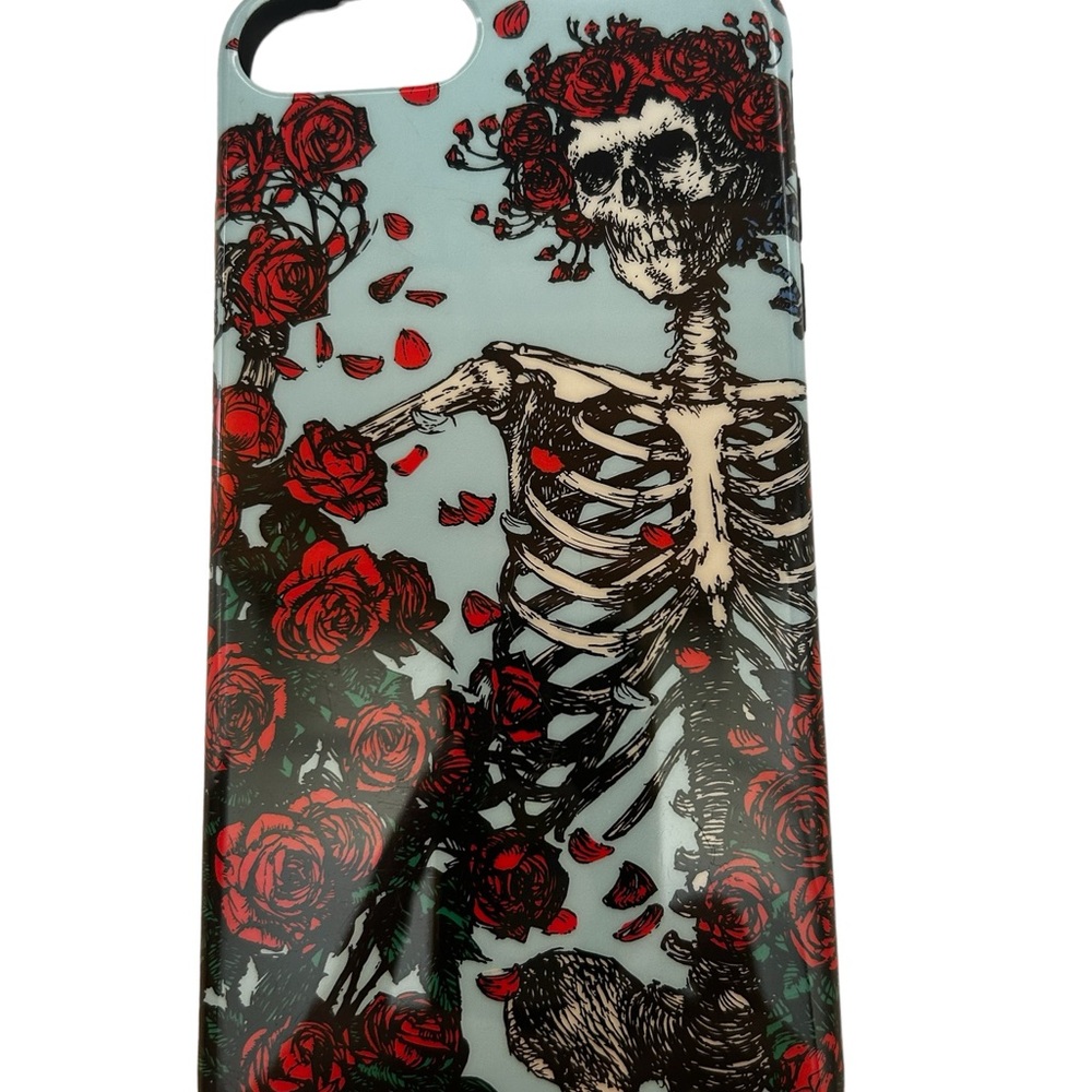 Casket Grateful Dead Skull and Roses Casley iPhone case 8 plus